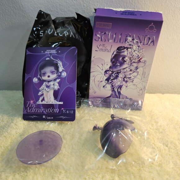 NWT POP MART SKULLPANDA The Sound Series, SKULLPANDA: The Admiration - Picture 3 of 5